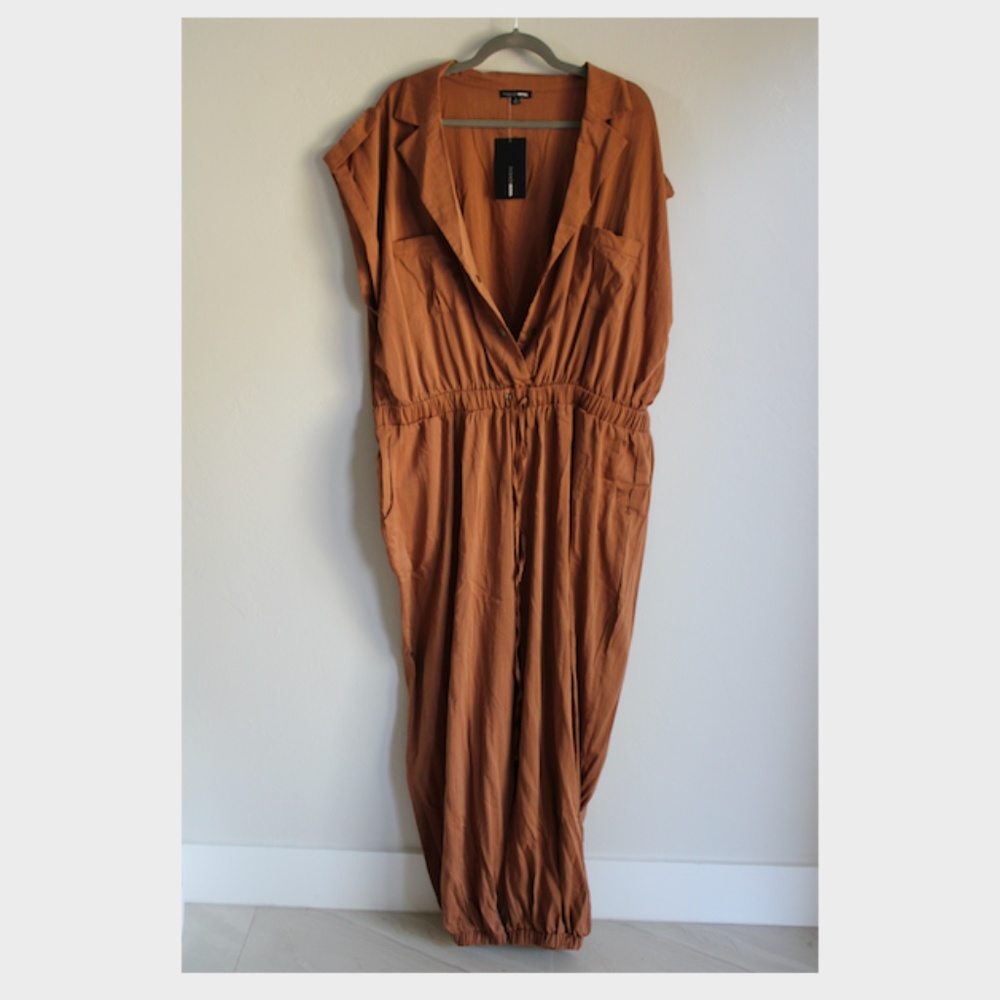 Cognac Colored Jumpsuit